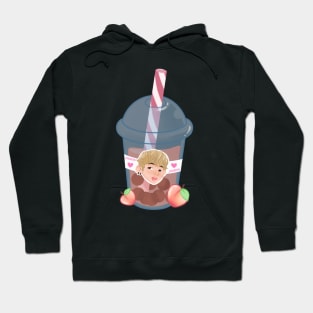 JINMIN PEACH BOBA TEA Hoodie